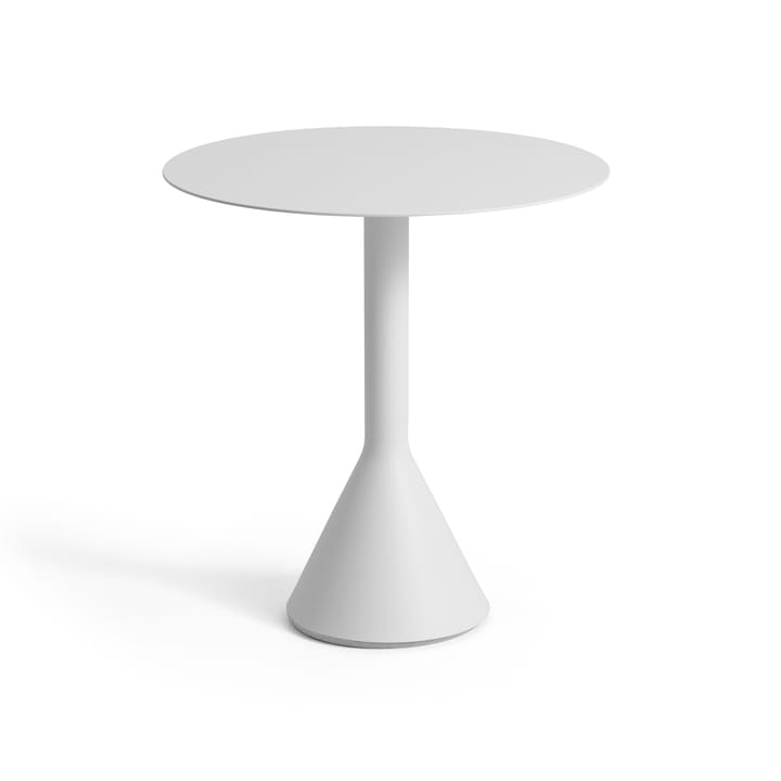 Mesa redonda de café Palissade Cone   - Sky grey, Ø70 cm - HAY