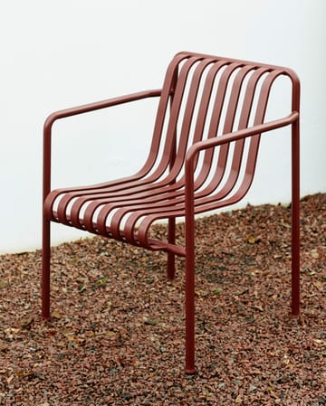 Silla con reposabrazos Palissade   - Iron red - HAY