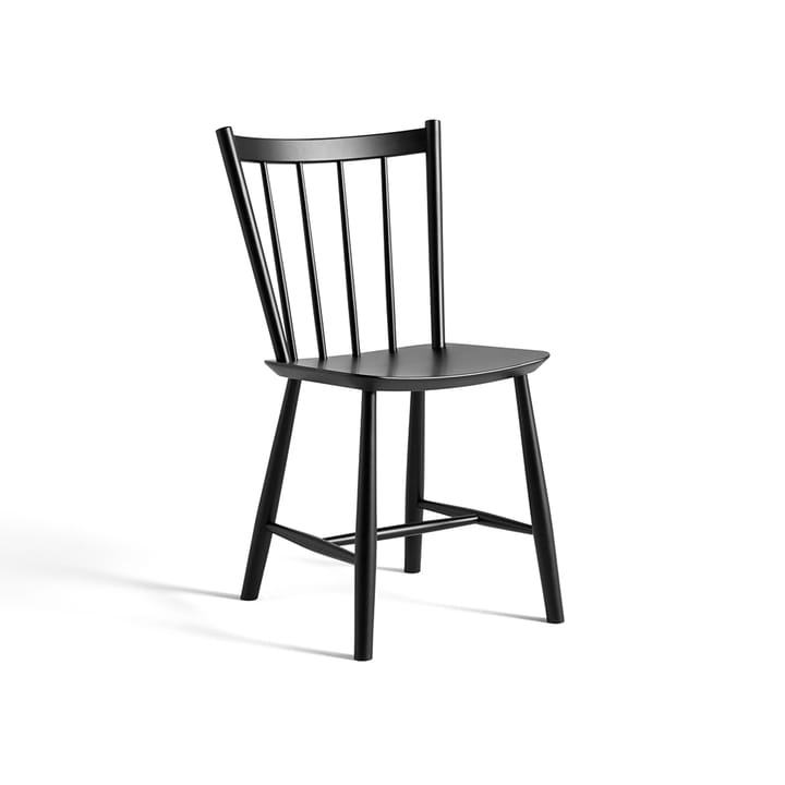 Silla J41 - Black lacquered beech - HAY