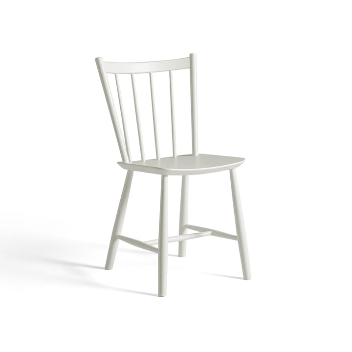 Silla J41 - White lacquered beech - HAY