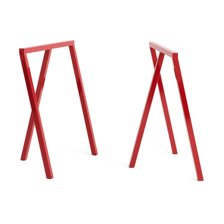 Soporte para piernas Loop Stand Frame 72 cm 2 unidades - Maroon red - HAY