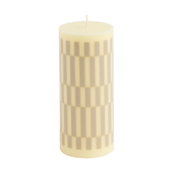 Vela gruesa Column Candle small 15 cm - Cream-sand - HAY