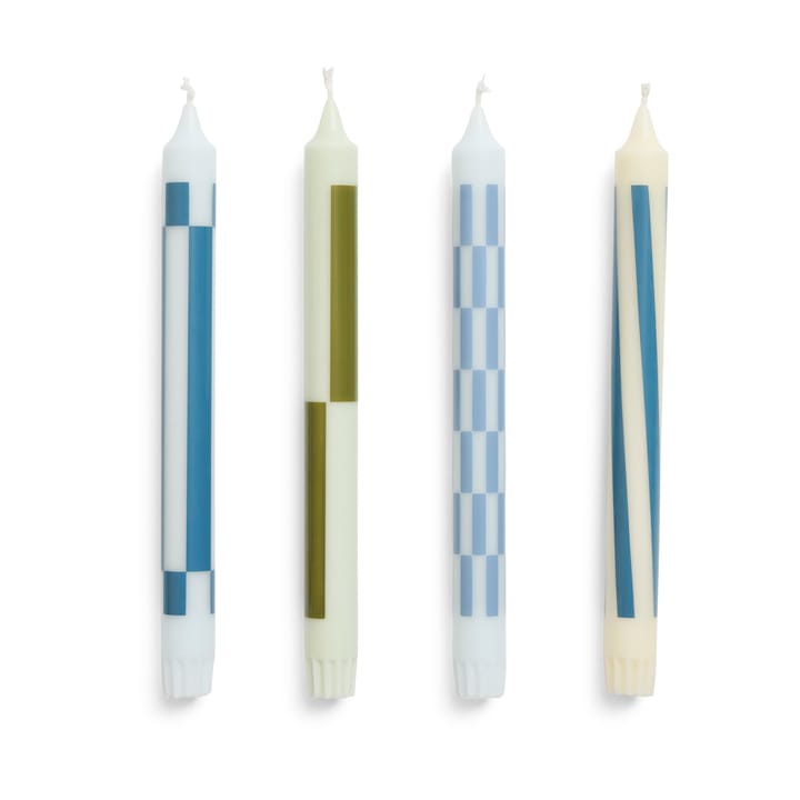 Velas Pattern 4-pack - Green-blue - HAY