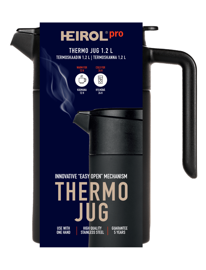 Jarra termo Heirol 1,2 l - Negro - Heirol