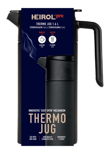 Jarra termo Heirol 1,6 l - Negro - Heirol