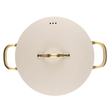 Olla con tapa Heirol Royal Pearl Ø28 cm - Blanco-oro - Heirol