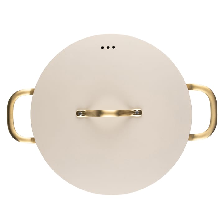 Olla con tapa Heirol Royal Pearl Ø28 cm - Blanco-oro - Heirol