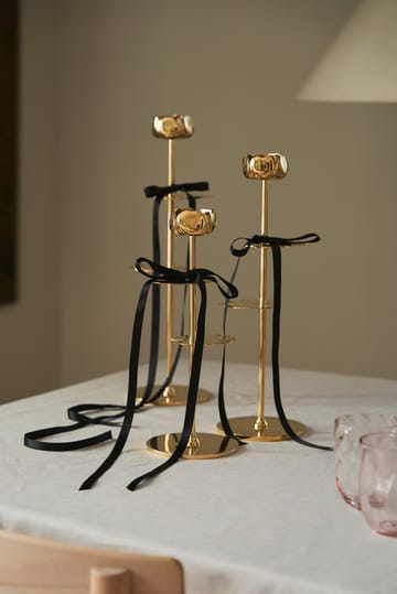 Candelabro Ninfea Alta 40 cm - Latón - Hilke Collection