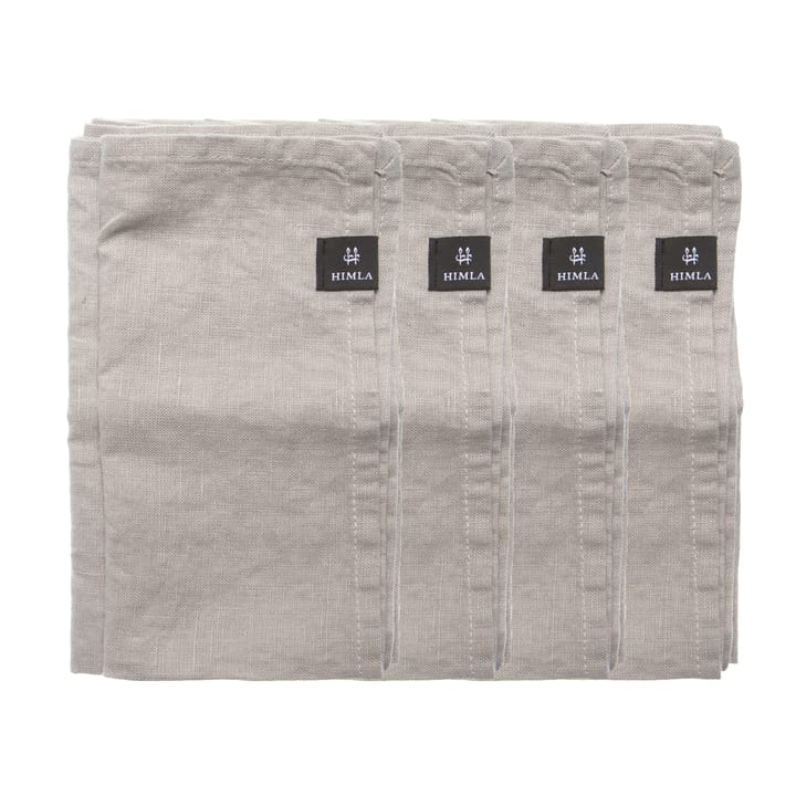 Servilletas Sunshine, 4-pack - Ash (gris claro) - Himla