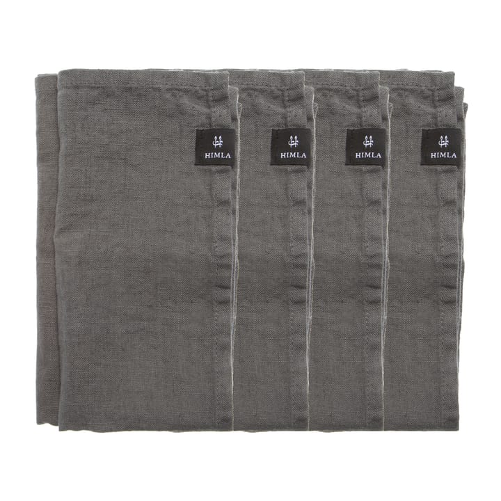 Servilletas Sunshine, 4-pack - Charcoal (gris oscuro) - Himla