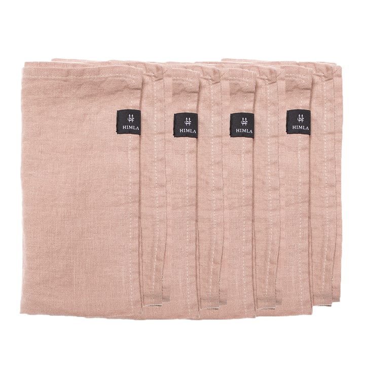 Servilletas Sunshine, 4-pack - Nude (rosa) - Himla