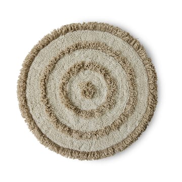 Alfombra de baño HK Living Ø80 cm - Cream - HKliving