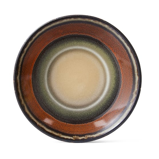 Plato para taza 70's, Ø11,5 cm - Tostado oscuro - HKliving