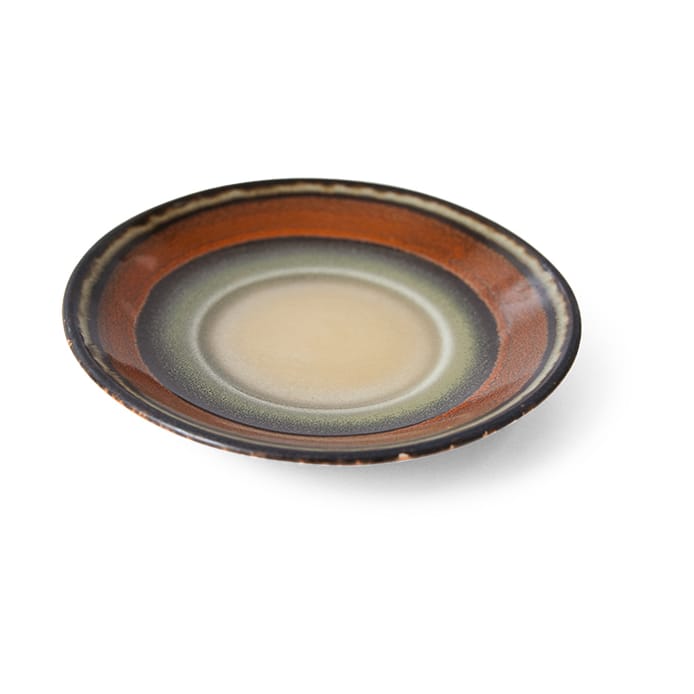 Plato para taza 70's, Ø11,5 cm - Tostado oscuro - HKliving