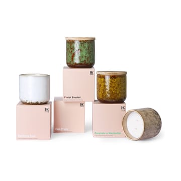 Vela perfumada boudoir Floral - Verde - HKliving