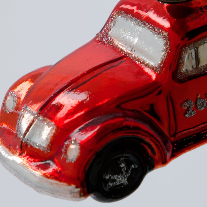 Adorno colgante navideño Car, Rojo House Doctor