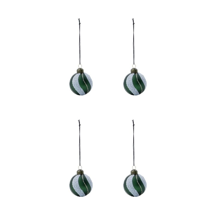 Bolas de Navidad Into Ø6 cm, 4-pack, Verde House Doctor