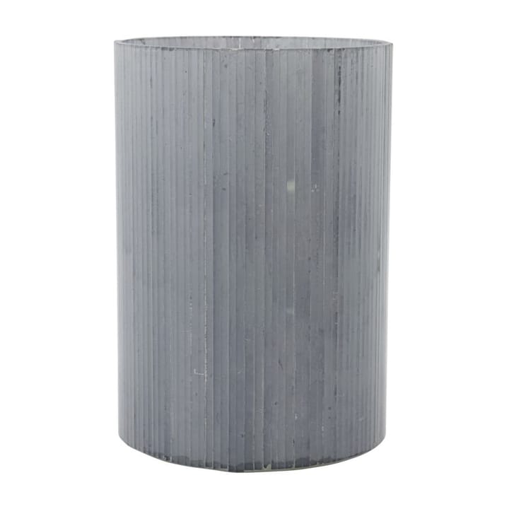 Soporte para velas Mirr 19 cm - gris escarcha - House Doctor