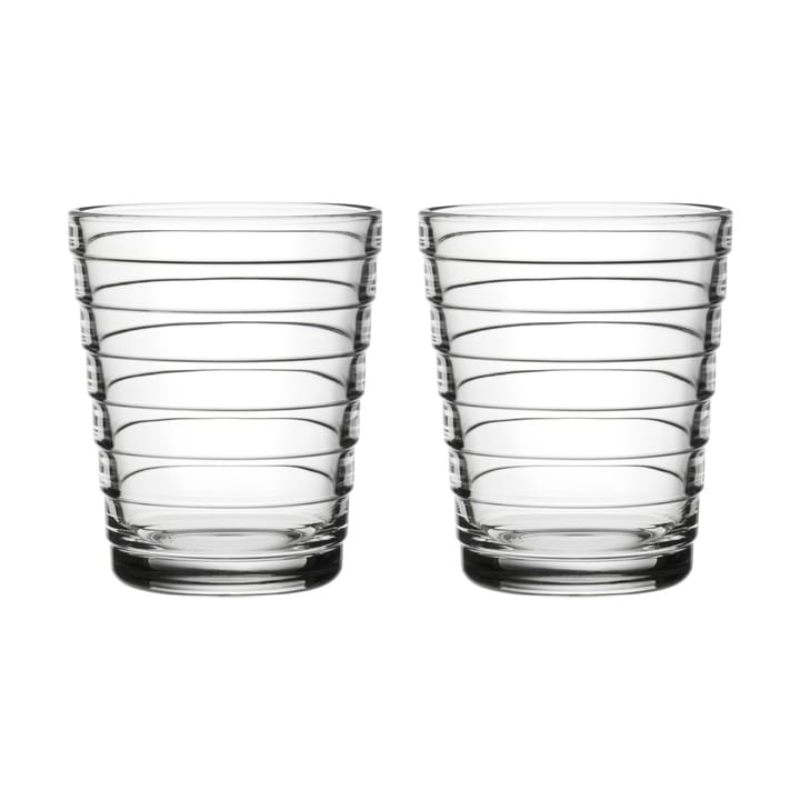 2 vasos Aino Aalto 22 cl, transparente Iittala