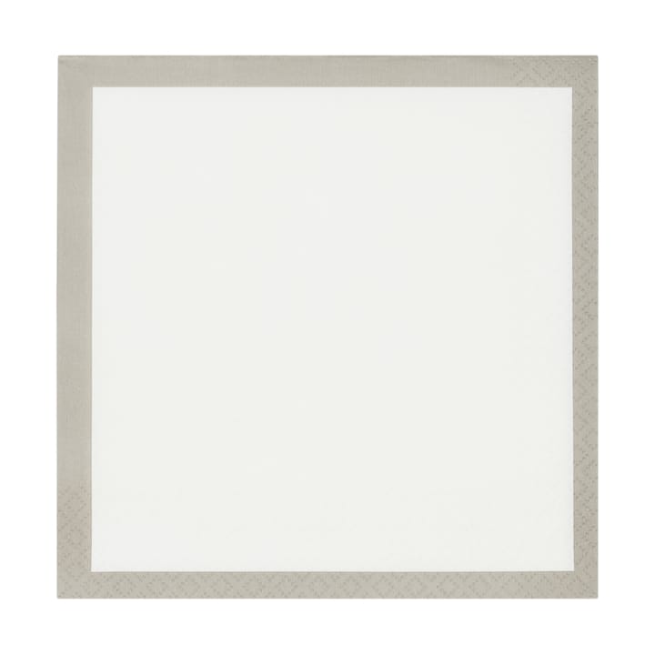 20 Servilletas de papel Play 33x33 cm - Ecru-sand - Iittala