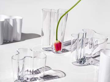 Jarrón Alvar Aalto transparente - 160 mm - Iittala