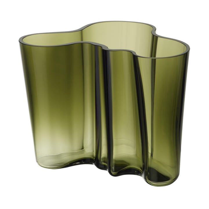 Jarrón Alvar Aalto verde musgo - 160 mm - Iittala