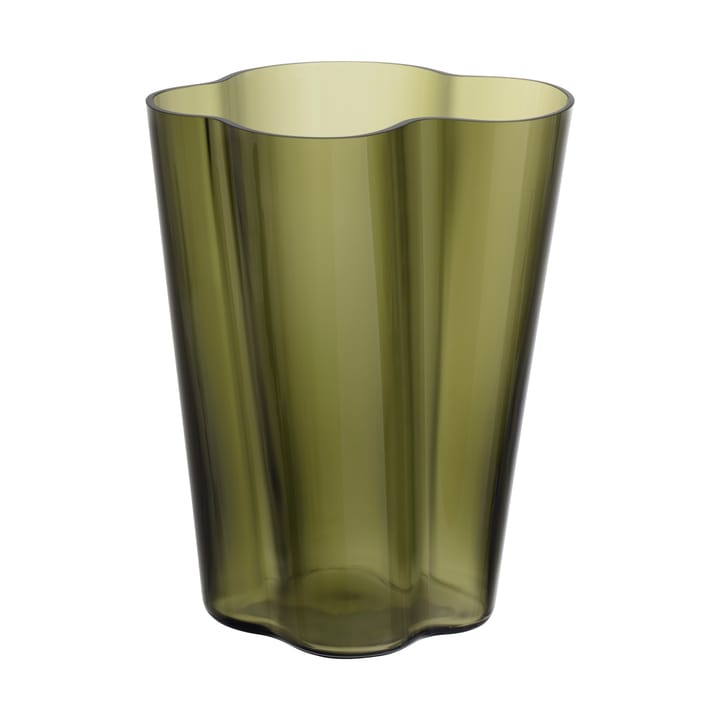 Jarrón Alvar Aalto verde musgo - 270 mm - Iittala