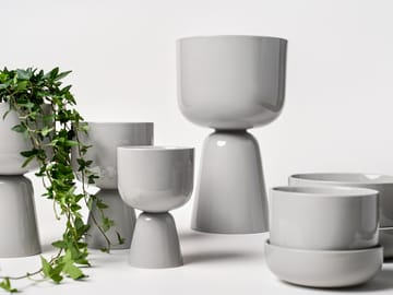 Maceta Nappula Ø12,5 cm h19 cm - Gris claro - Iittala