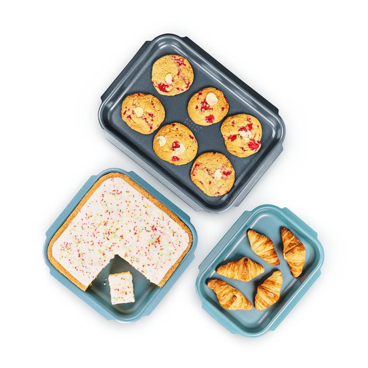 Molde para hornear Nest bake 3 piezas, Azul Joseph Joseph