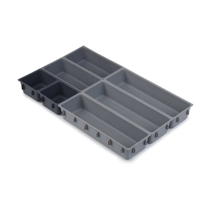 Organizador de cajones Blox 7 piezas - Gris - Joseph Joseph