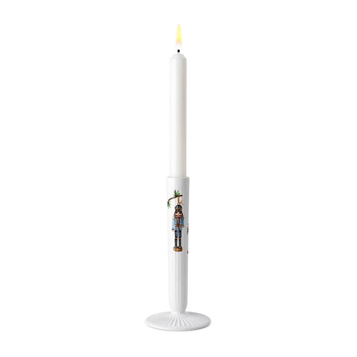 Candelabro Hammershøi Christmas blanco, 20 cm Kähler