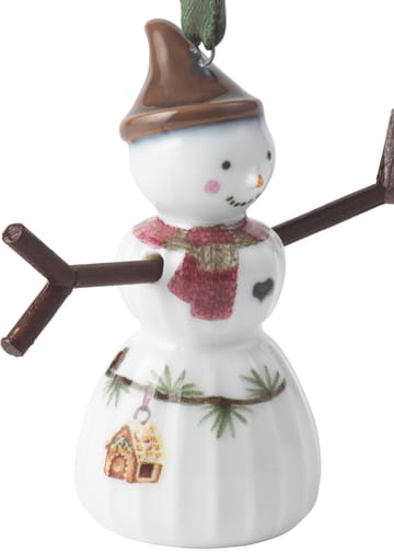 Colgante Hammershøi Christmas muñeca de nieve - Blanco - Kähler