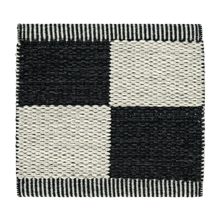 Alfombra Checkerboard Icon 165x240 cm, Midnight black Kasthall