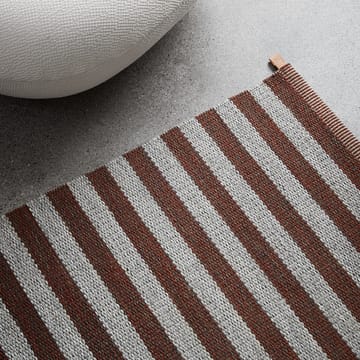 Alfombra de recibidor Narrow Stripe Icon - Red clay 240x85 cm - Kasthall