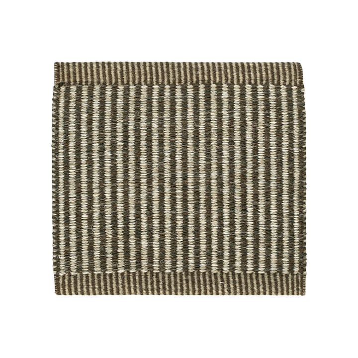 Alfombra de recibidor Stripe Icon, Bark brown 782 90x250 cm Kasthall