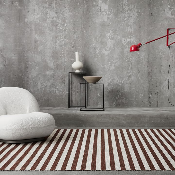 Alfombra Narrow Stripe Icon, Red clay 300x195 cm Kasthall