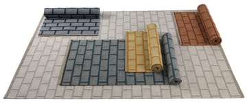 Alfombra de recibidor Brick - Lion, 80x250 cm - Kateha