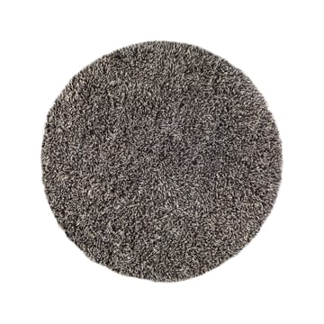 Alfombra Shaggy redonda - White/charcoal, 220 cm - Kateha