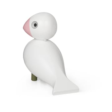 Figura Kay Bojesen pájaro cantor Love - Blanco-rosa - Kay Bojesen Denmark