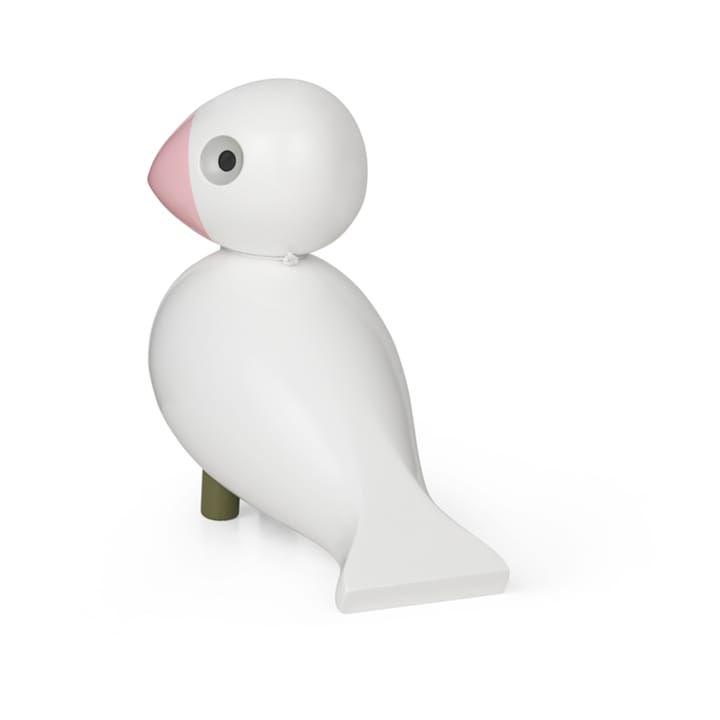 Figura Kay Bojesen pájaro cantor Love, Blanco-rosa Kay Bojesen Denmark