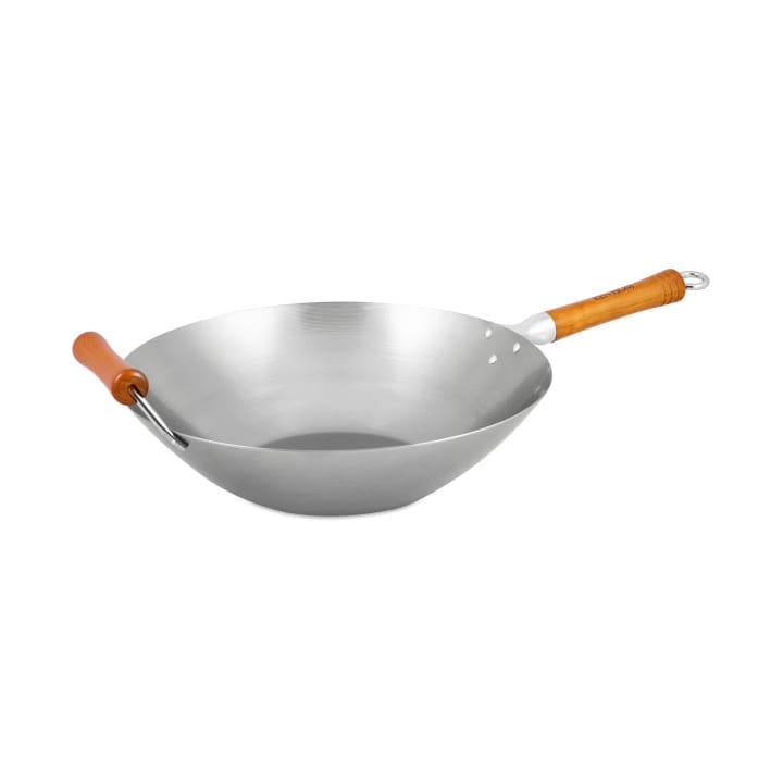 Sartén wok Ken Hom excellence carbon Ø36 cm - Acero - Ken Hom