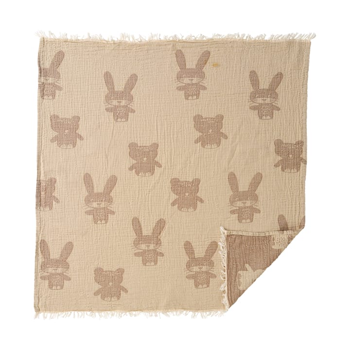 Manta Bunny&Bear 75x90 cm - Beige - Klippan Yllefabrik