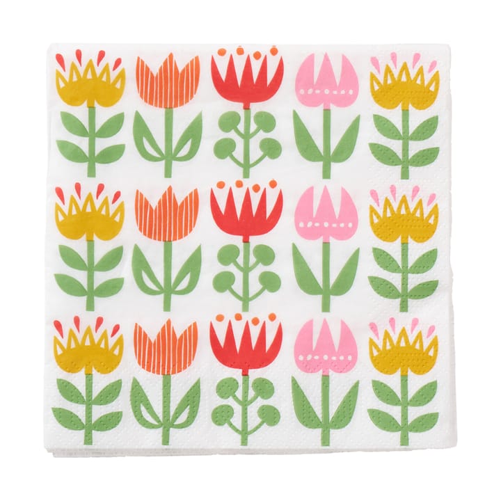 Servilletas Tulip 33x33 cm 20-pack - Multi - Klippan Yllefabrik