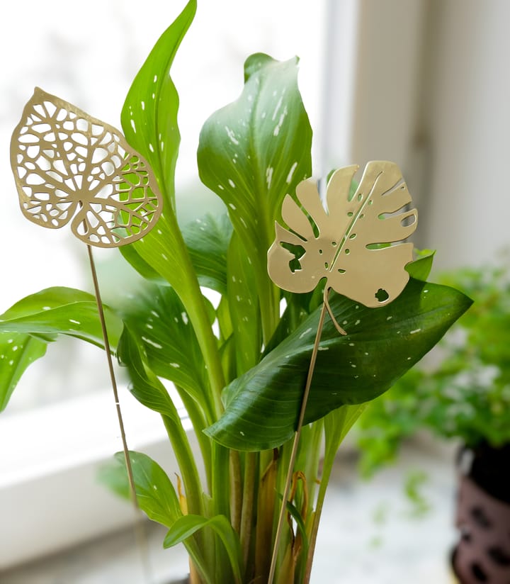 Decoración Brass leaves, set de 2 - Water - KLONG