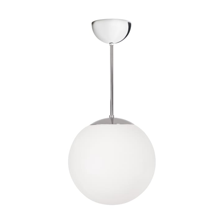 Lámpara colgante Funkis Glob - White-chrome Ø25 cm - Konsthantverk