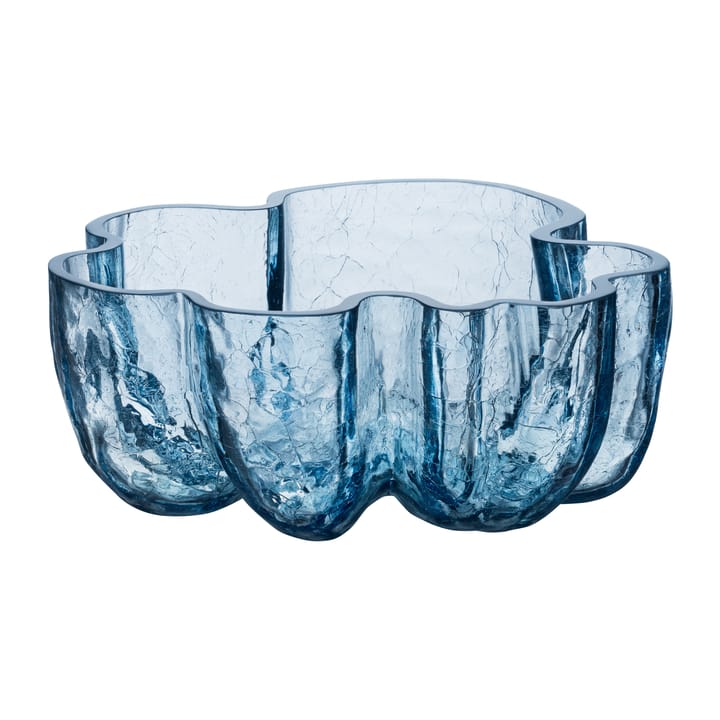 Bol Crackle 10,5 cm - Vidrio circular (Azul) - Kosta Boda