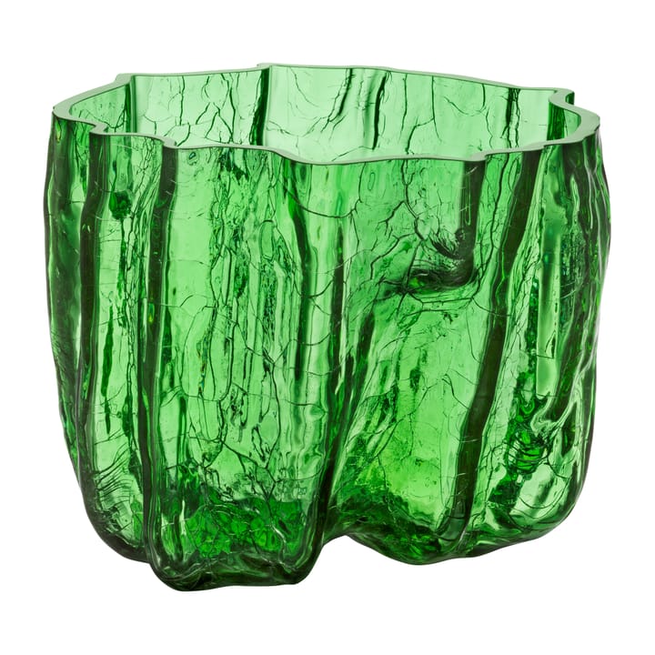 Jarrón Crackle 17,5 cm - Verde - Kosta Boda