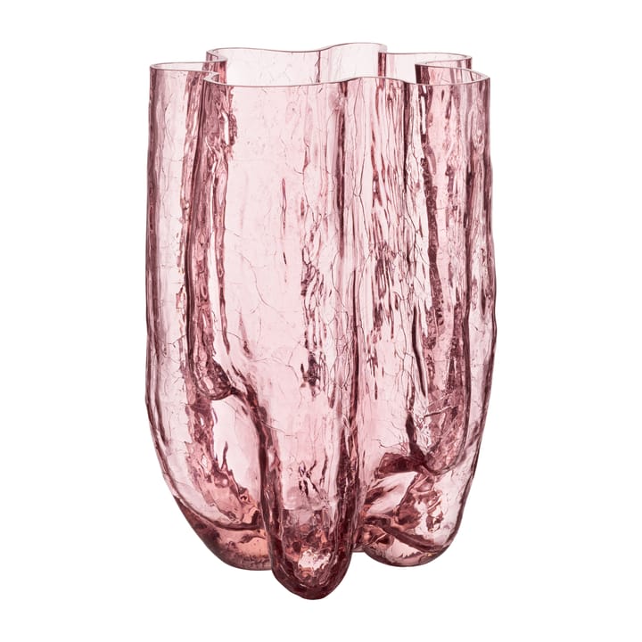 Jarrón Crackle 37 cm - Rosa - Kosta Boda