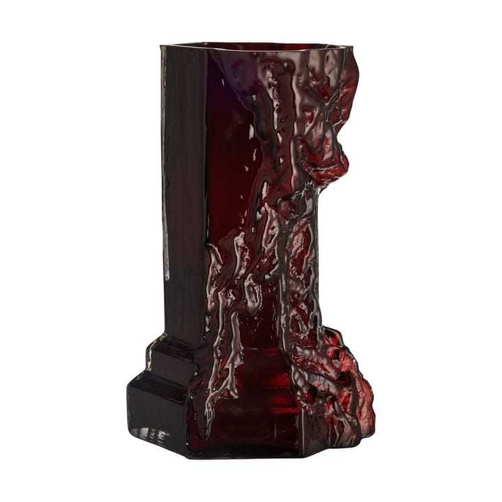 Jarrón Rocky Baroque 35 cm - Oxblood - Kosta Boda