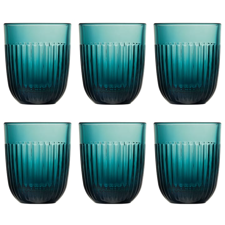 6 Vasos de agua Ouessant 29 cl - Azul oscuro - La Rochère